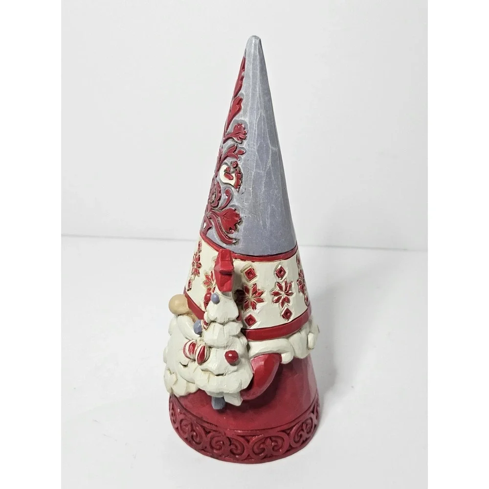 Jim Shore Heartwood Creek Tomte Tidings Nordic Noel Gnome Figurine Tree 6009499 - Picture 4 of 6